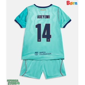 Barcelona Karim Adeyemi #14 Replika Babytøj Tredje sæt Børn 2026-27 Kortærmet (+ Korte bukser)